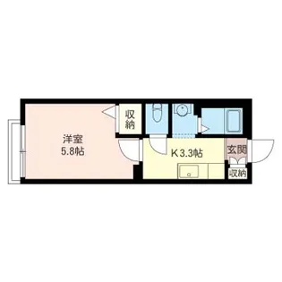 ラ・クール駒沢【1階】の間取り