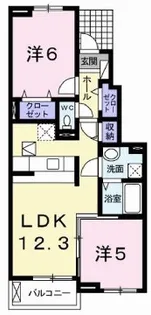 プレアデスA【2階】の間取り