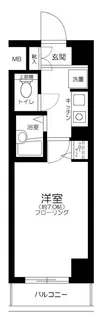 菱和パレス三田慶大前【6階】の間取り