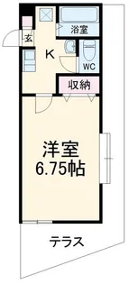 エステートIKEDAII【1階】の間取り