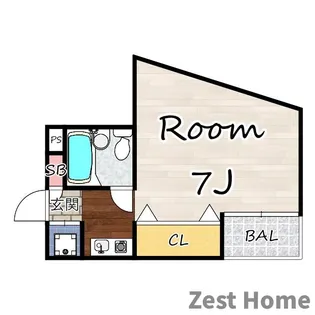 ロイヤルメゾン塚口X【2階】の間取り