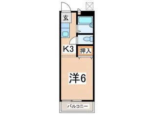エスポワ-ルHAMADA【2階】の間取り
