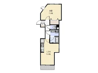 YMK-VILLAGE IV【1階】の間取り