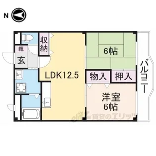 グランシャリオN棟【2階】の間取り