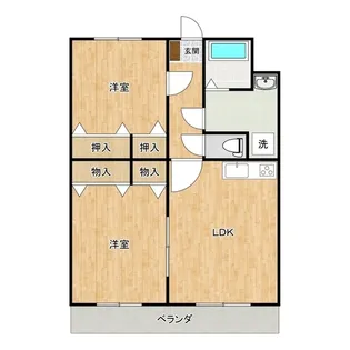 サンモールII番館【2階】の間取り