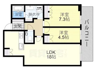 グランドメゾン新梅田タワーTHE CLUB RESIDENCE【27階】の間取り