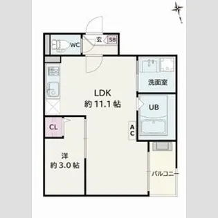 Jack shimmeiI【2階】の間取り