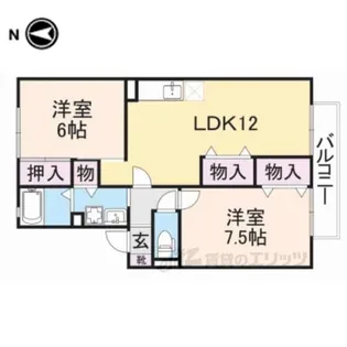 ラークハイム2【2階】の間取り