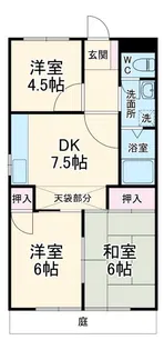 グリーンパーク湘南【1階】の間取り