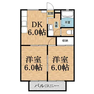 メゾンサンライズ【1階】の間取り