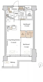 ブランシエスタ西馬込【2階】の間取り