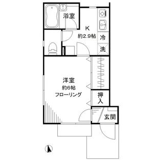 ハイハウス【1階】の間取り