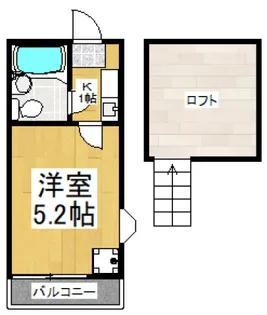 マーガレット【2階】の間取り