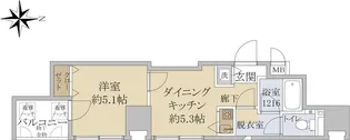 ロイヤル内本町【4階】の間取り