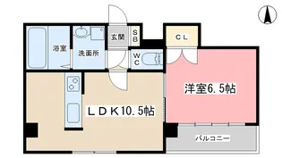 グランコート東野【4階】の間取り