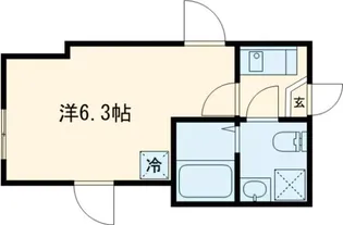 グランツ堀切【3階】の間取り