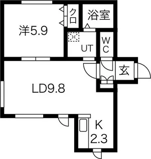 福禄寿【1階】の間取り