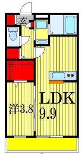 オークス塚田【2階】の間取り