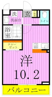 リバーパークK【2階】の間取り