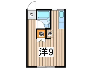 オ-エムハイツ【1階】の間取り