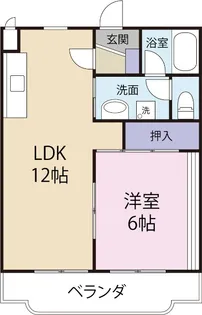 グレイス壱番館【1階】の間取り