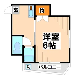 セブンシーズ調布【2階】の間取り