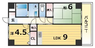 エトワール西神戸【3階】の間取り