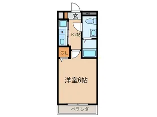 エクセルガ-デンB棟【1階】の間取り