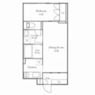 FABRIC東中野Residence【4階】の間取り