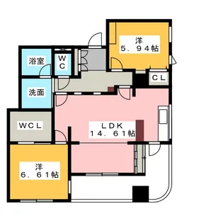 Palazzo VITA【2階】の間取り