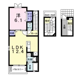 アゴラ カザ【3階】の間取り