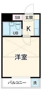 ジュネパレス千葉第13【1階】の間取り