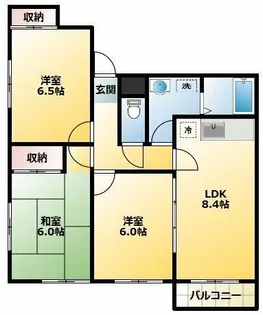 勘五郎ビル【5階】の間取り