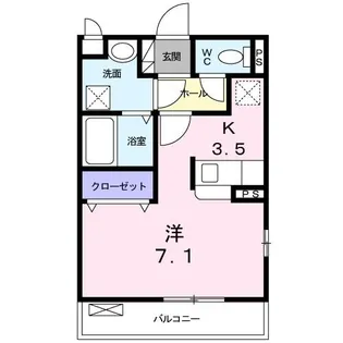 サンテ カルム【2階】の間取り