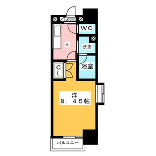 タウンライフ今池【8階】の間取り