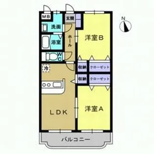 Y&M アクアフォール【1階】の間取り