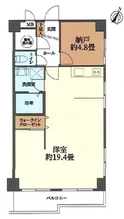 ライオンズマンション台町【6階】の間取り