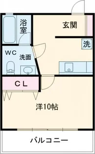 サニーハウス扇町【1階】の間取り