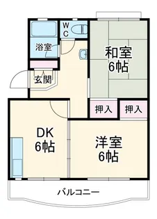 イイノレジデンス【2階】の間取り