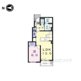 エスポアールT・H2【1階】の間取り