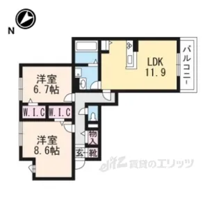 レジーナ・メゾン【3階】の間取り