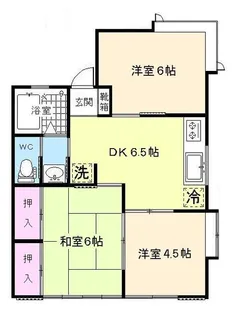 ジュネスセキネ【1階】の間取り