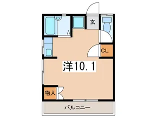 パレスタカハシ【2階】の間取り