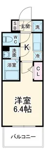 エスリード新大阪ザ・プレミアWEST【14階】の間取り