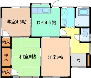 みすみハウス【1階】の間取り