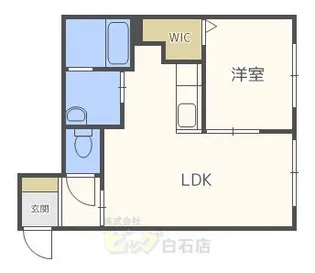 CRETE白石【2階】の間取り