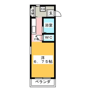 クリヤーハウス鵠沼【2階】の間取り