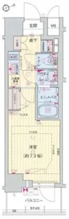 プレサンスジェネ浅草EAST【5階】の間取り