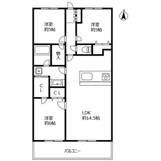 ロイヤルガーデン吉野本町【8階】の間取り