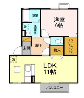 リビングタウンみどりの P【2階】の間取り